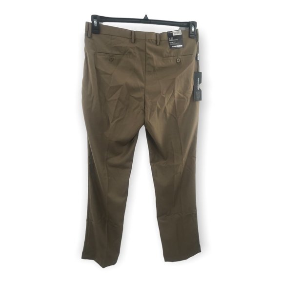 *Alberto Cardinal Mens Dress Pants Beige Khaki NWT Size 34/32 - Picture 2 of 4